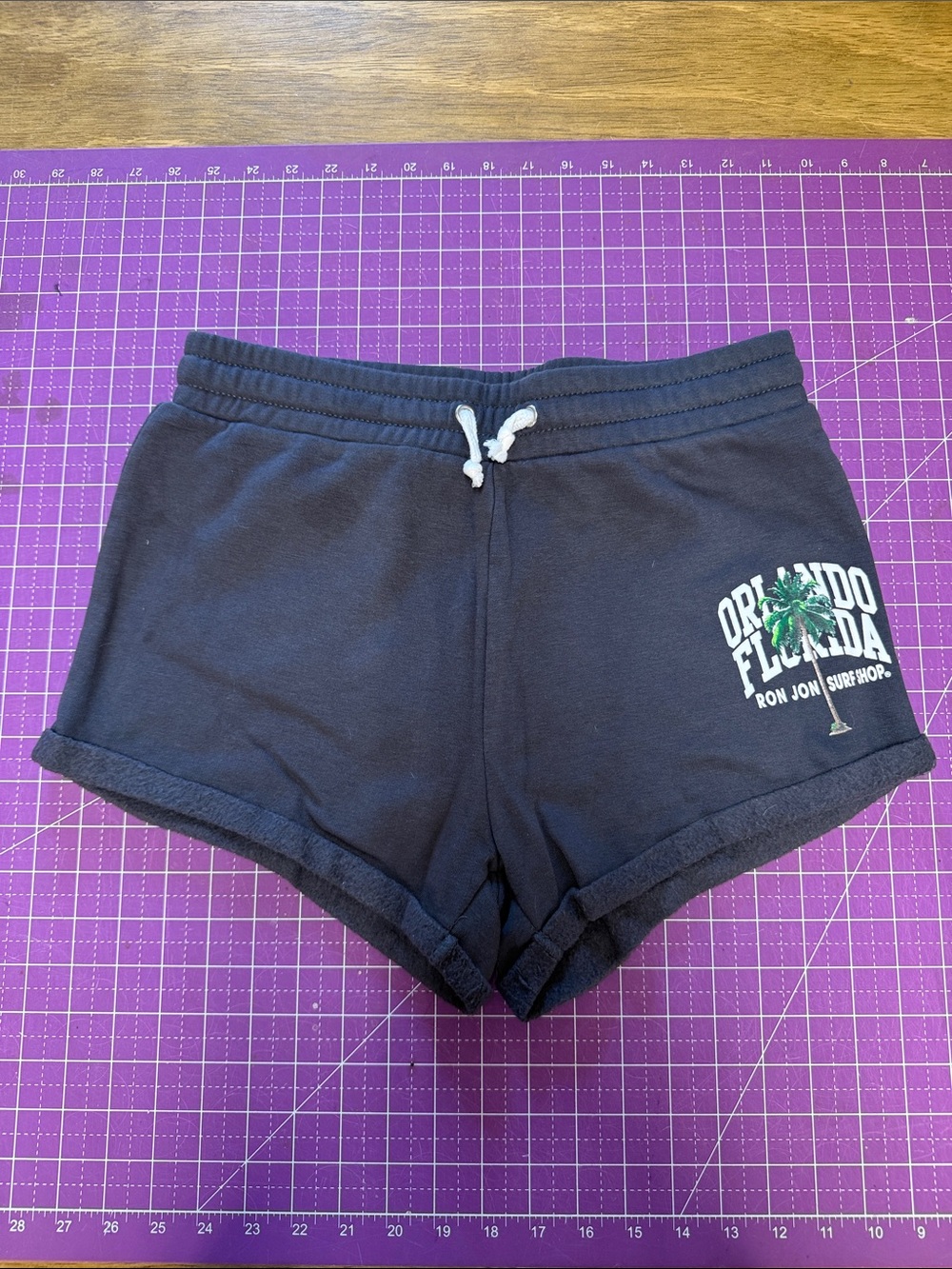 Ron Jon Orlando Florida Palm Graphic Women's Lounge Shorts